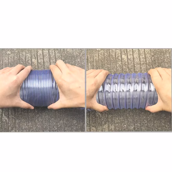 PVC Industrial Air Duct Thickened Dust Removal Pipe Steel Wire Hose