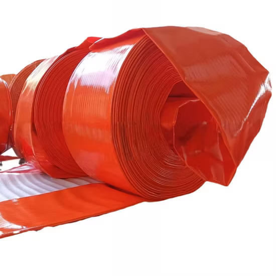 1.5-4 Inch Diameter Double Layer Jackets Polyester PVC/TPU/Rubber Resistant Flexible Water Layflat Canvas Lining Fire Hydrant Cabinet Fighting Hose
