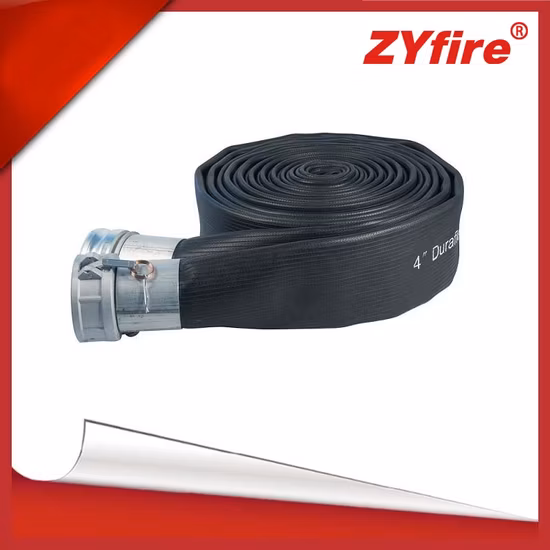 Zyfire Superior Big Diameter 4 Bar Low Permeability Agricultural Irrigation PVC Duraline Layflat Hose Factory Supplier