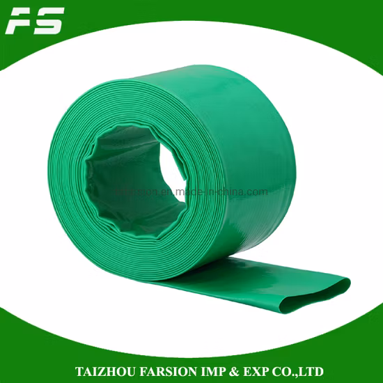 PVC/NBR High Pressure Agricultural Irrigation Layflat Discharge Water Pump Hose Pipe